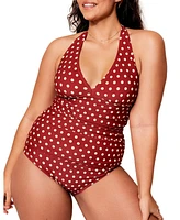 Ariele Women's Plus-Size Swimwear One-Piece