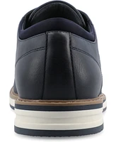 Vance Co. Men's Leon Tru Comfort Foam Lace-Up Casual Dress Shoes