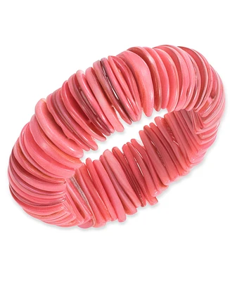 Style & Co Rivershell Statement Stretch Bracelet, Created for Macy's