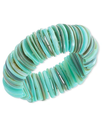 Style & Co Rivershell Statement Stretch Bracelet, Created for Macy's