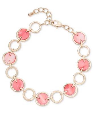 Style & Co Circle Rivershell Ankle Bracelet, Created for Macy's
