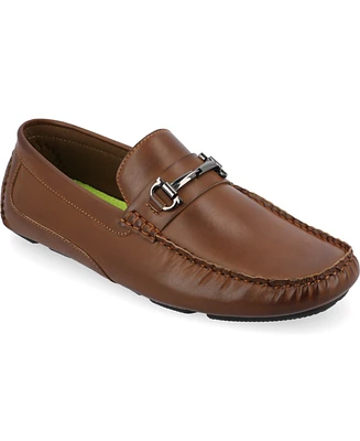 Vance Co. Men's Holden Tru Comfort Foam Slip-On Bit Driving Loafers