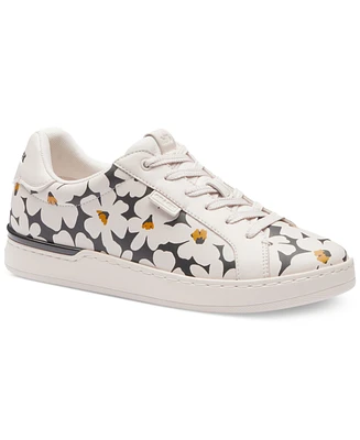 Coach Women's Lowline Lace-Up Floral Mothers Day Sneakers