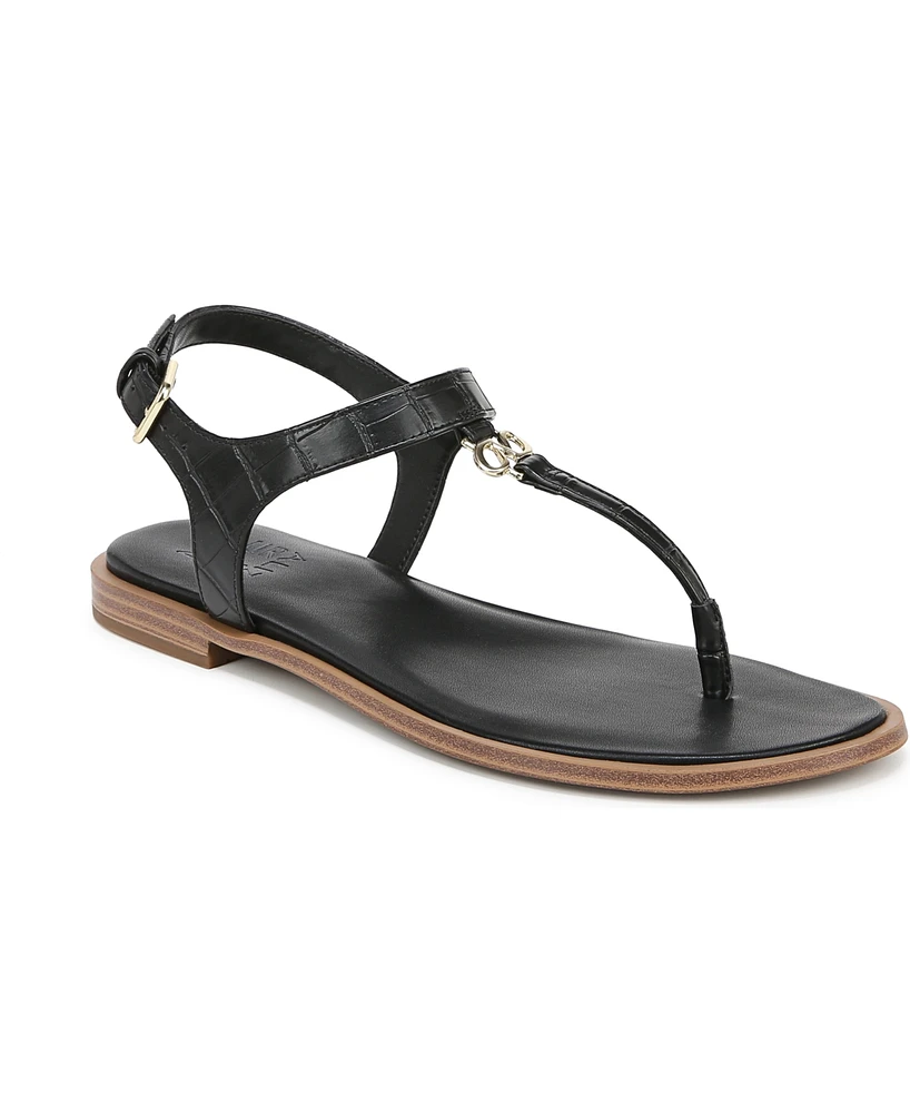 Naturalizer Lizzi T-Strap Flat Sandals