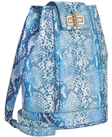 Brahmin Maddie Joyful Oceangrove Leather Backpack