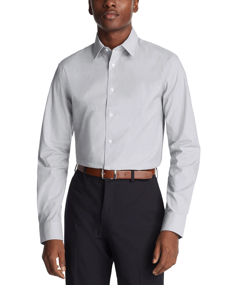 Calvin Klein Men's Slim-Fit Steel Plus Dress Shirt