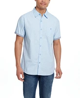 Weatherproof Vintage Men's Short Sleeve Cotton Poplin Shirt