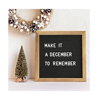 Bellamy 10" x Wood Letter Board Set With Felt Facing