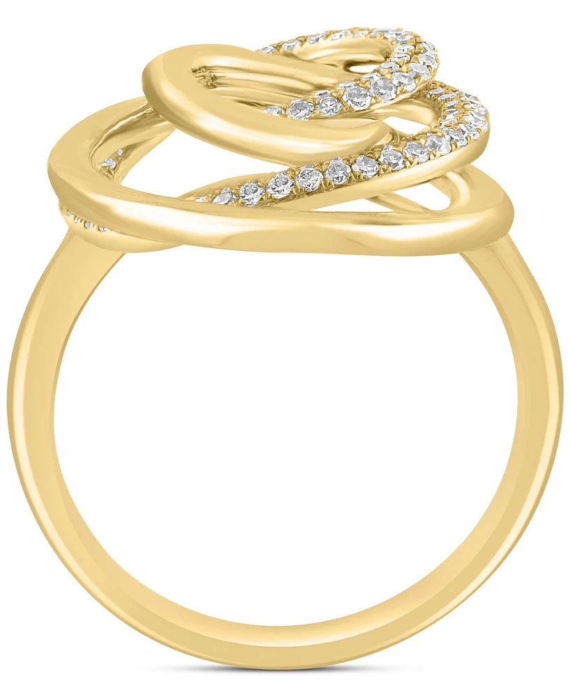 Effy Diamond Multi Swirl Statement Ring (3/8 ct. t.w.) in 14k Gold