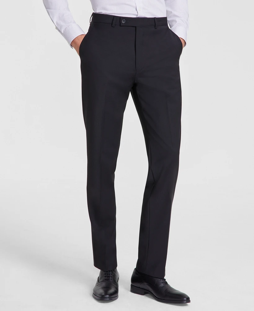 Calvin Klein Men's Slim-Fit Wool-Blend Stretch Suit Separate Pants