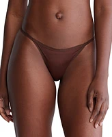 Calvin Klein Women's Ideal Stretch Micro String Thong Underwear QD5115