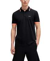 Boss by Hugo Men's Contrast Stripes Polo Shirt