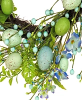 National Tree Company 20" Flowering Easter Wreath