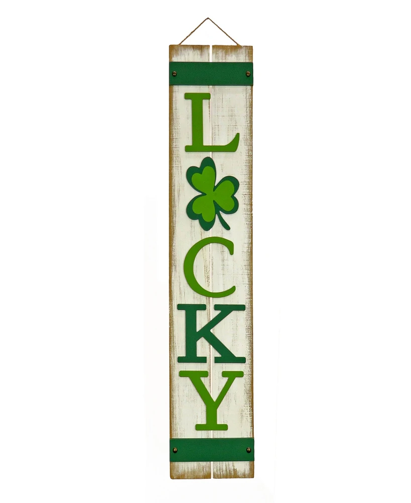 National Tree Company 48" St. Patrick's Day "Lucky" Porch Decor