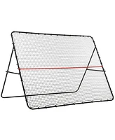 Soozier Foldable Rebounder Net Multi-Sports Kids Soccer Training Equipment