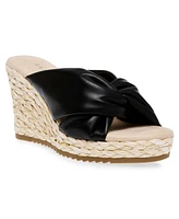 Anne Klein Women's Weslie Espadrille Wedge Sandals