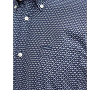 Barbour Men's Tailored-Fit Textured Shell-Print Button-Down Shirt