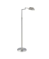 Dainolite 50.25" Metal 9W Led Swing Arm Floor Lamp