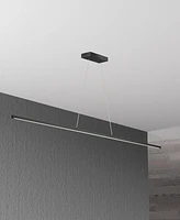 Dainolite 0.75" Metal Array 30W Led Horizontal Pendant with Acrylic Diffuser
