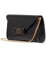 kate spade new york Morgan Bow Embellished Saffiano Leather Envelope Flap Small Crossbody