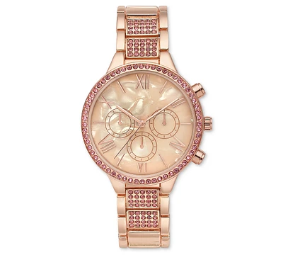 I.n.c. International Concepts Women's Rose Gold-Tone Bracelet Watch 36mm, Created for Macy's