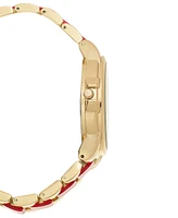 I.n.c. International Concepts Women's Two-Tone Bracelet Watch 38mm Watch, Created for Macy's