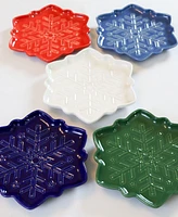 Fiesta Snowflake Shaped Plate 9"