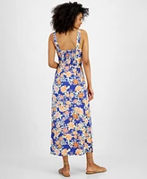 Jamie & Layla Petite's Floral-Print Twist-Detail Maxi Dress