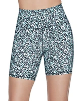 Skechers Women's GoWalk Printed High Rise Bike Shorts