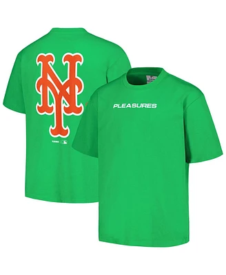 Men's Pleasures Green New York Mets Ballpark T-shirt