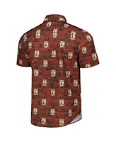 Men's Rsvlts Red Spider-Man Amazing Fantasy Kunuflex Button-Down Shirt