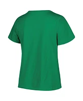 Women's Profile Green Oregon Ducks Plus Arch Over Logo Scoop Neck T-shirt