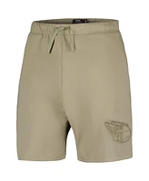 Men's Pro Standard Khaki Cleveland Guardians Neutral Fleece Shorts