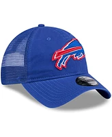 Men's New Era Royal Distressed Buffalo Bills Game Day 9TWENTY Adjustable Trucker Hat