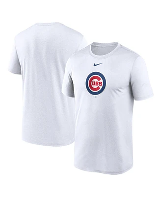 Men's Nike White Chicago Cubs Legend Fuse Large Logo Performance T-shirt