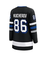 Women's Fanatics Nikita Kucherov Black Tampa Bay Lightning Alternate Premier Breakaway Player Jersey