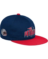 Youth Boys and Girls Navy New England Patriots Legacy Deadstock Snapback Hat