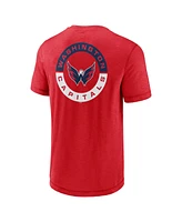 Men's Fanatics Red Washington Capitals High Stick T-shirt