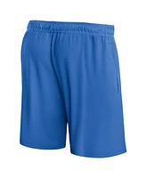 Men's Fanatics Blue Oklahoma City Thunder Post Up Mesh Shorts