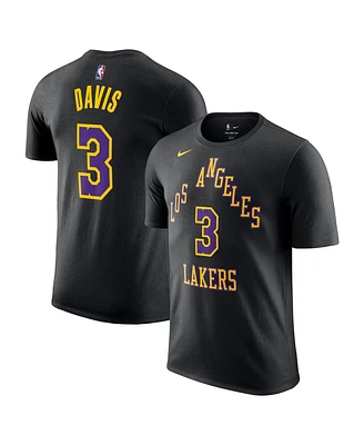 Men's Nike Black Los Angeles Lakers 2023/24 City Edition Name and Number T-shirt