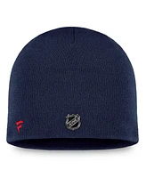 Men's Fanatics Navy Washington Capitals Authentic Pro Training Camp Knit Hat