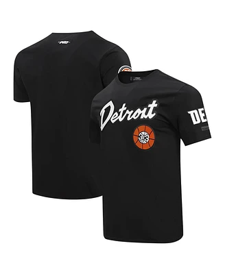 Men's Pro Standard Black Detroit Pistons 2023 City Edition T-shirt