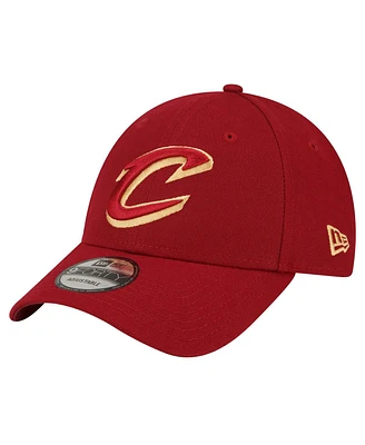 Men's New Era Wine Cleveland Cavaliers The League 9FORTY Adjustable Hat