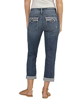 Silver Jeans Co. Suki Mid Rise Americana Capri