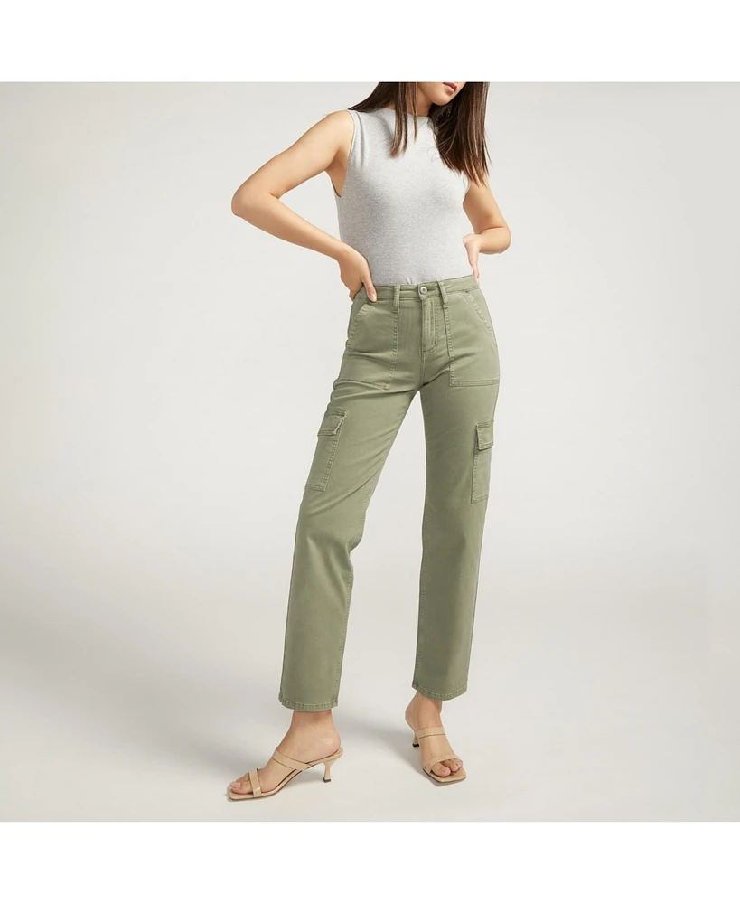 Silver Jeans Co. Suki Mid Rise Cargo Pants