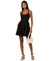 Adrianna by Papell Women's Scoop-Neck Mini Dress