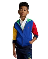 Polo Ralph Lauren Big Boys Color-Blocked Ombre-Logo Zip Hoodie