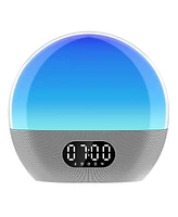 WiiM Wake-up Light All-in-One Sunrise Alarm Clock, Sound Machine, & Music Streamer