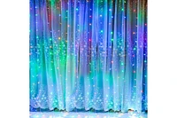 Twinkle Star Curtain String Lights 8 Modes Fairy Hanging for Home Decor 6.6FT x 9.8FT