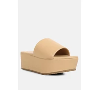 London Rag karly chunky platform sliders sandals